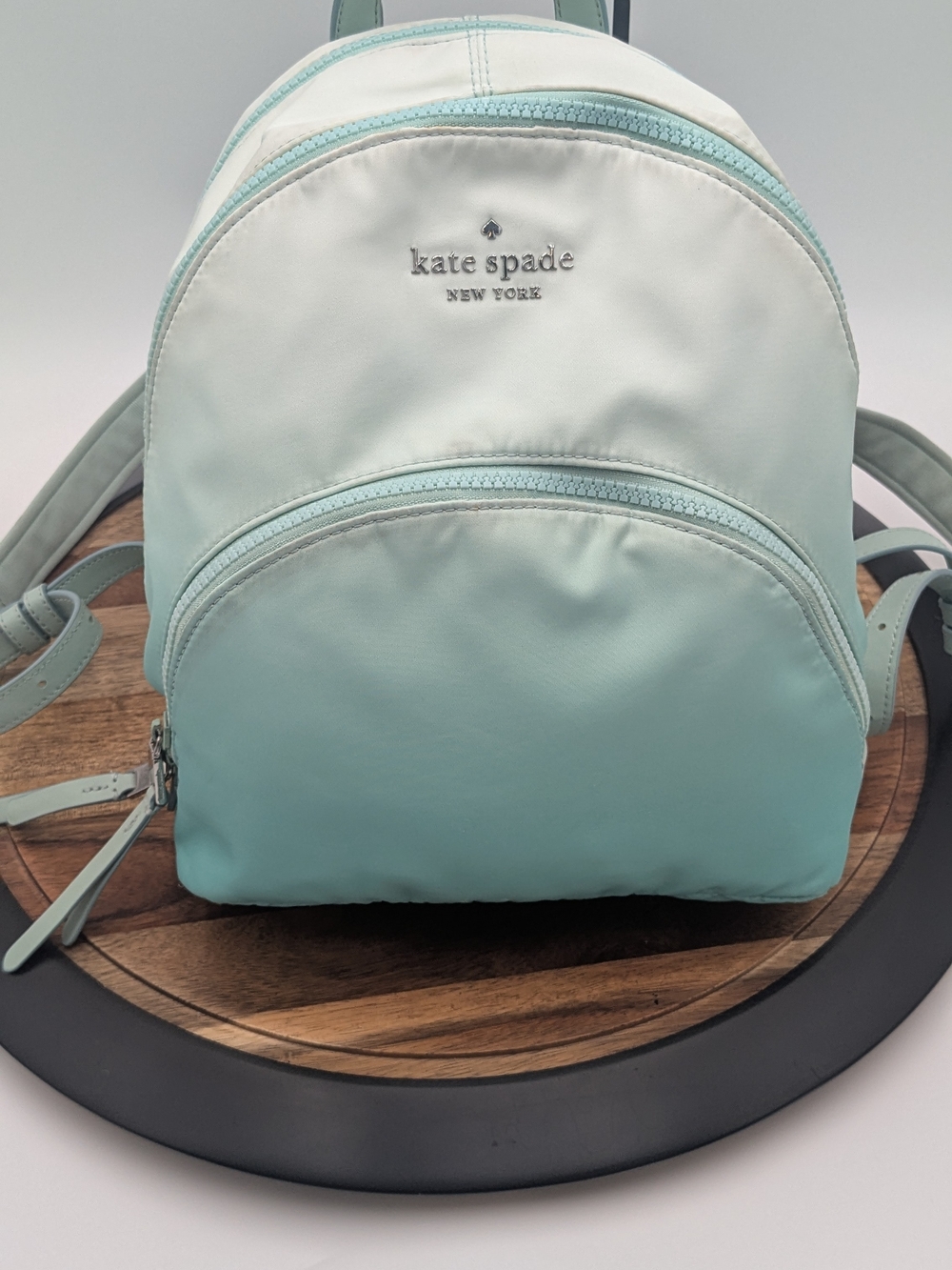 Kate Spade New York Mint Aqua Nylon Mini Backpack Travel Bag